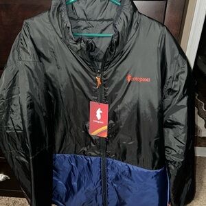 Cotopaxi Black and Blue Winter Jacket